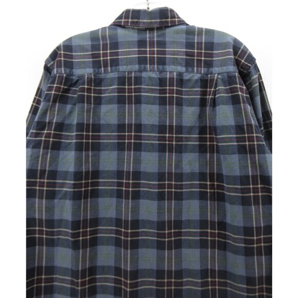 VINTAGE Gap Shirt Medium Button Down Plaid Pocket Classic Heritage * - Picture 8 of 11